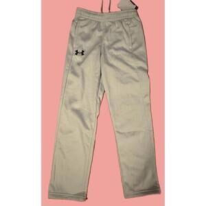 UA Armour Fleece Joggers Sweatpants Boys Size  M (10/12) NEW